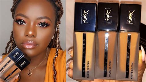 ysl foundation vs double wear|ysl all hours foundation review.